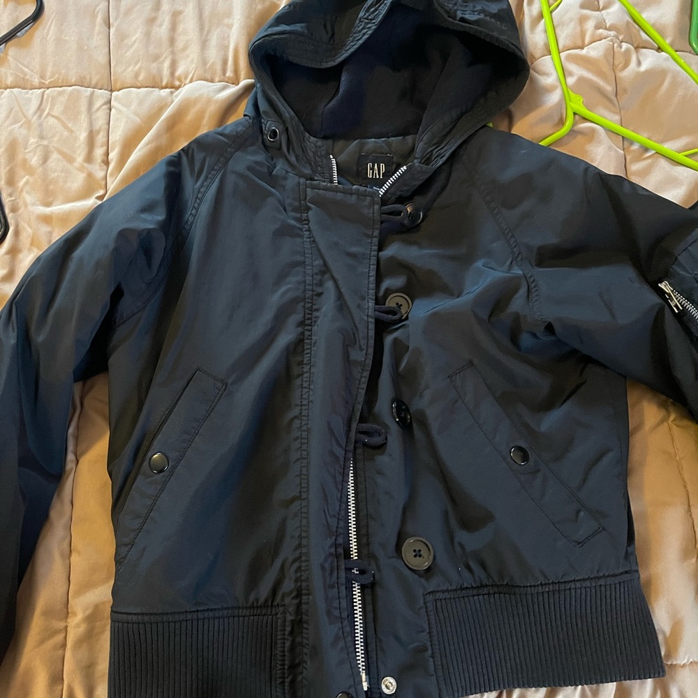 Gap black bomber jacket